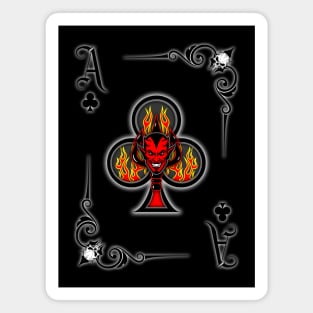 G.O.N. CARD DECK (ACE O' CLUBS) Magnet